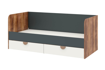 Тризиль Детская 476.14 Кровать 900*2000/Дуб Барокко/зел.камень