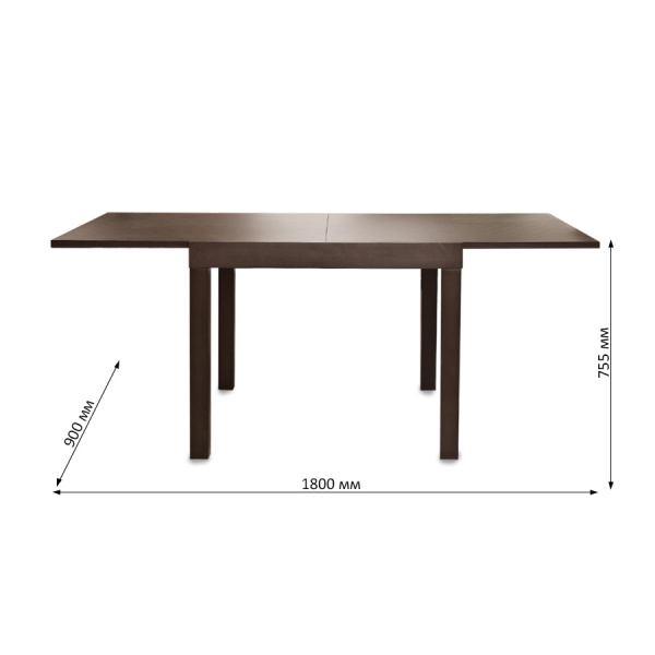 Стол  THE-6911 Burn Beech (BB), 90+90*90*75.5
