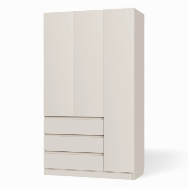 Шкаф Лофт 3дв+3ящ 1200х520х2100 Кашемир