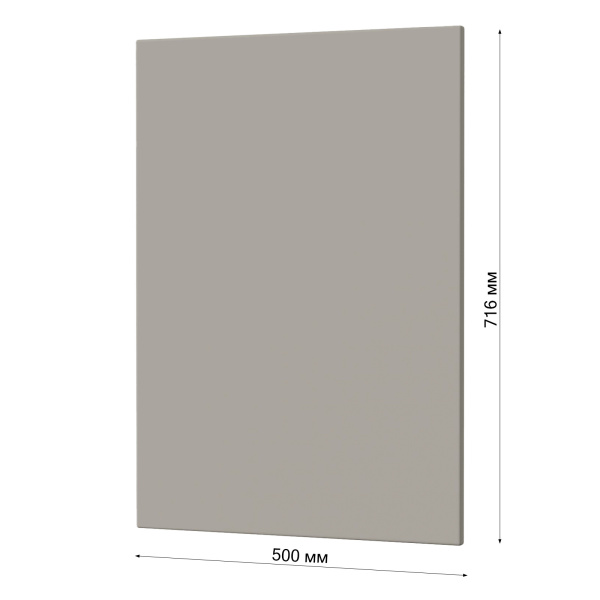 Фасад СЕРЫЙ МАТОВЫЙ 500