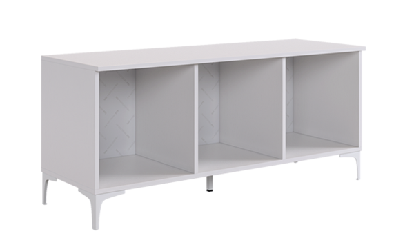 Зефир Тумба 115.01 белое дерево/пудра розовая (эмаль)