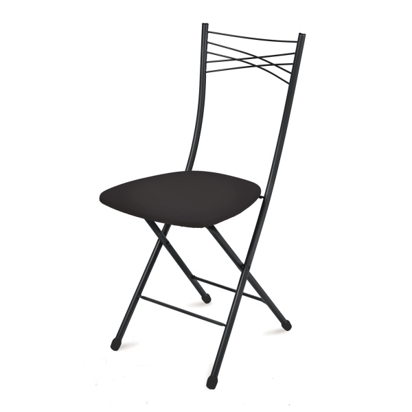 Стул складной Ника1 черный/Черный Гранит