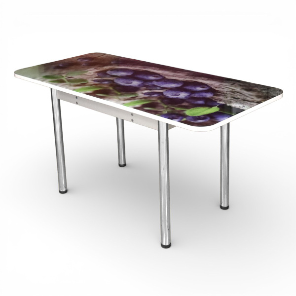 Стол обеденный Фаворит 110(+40)  Черника