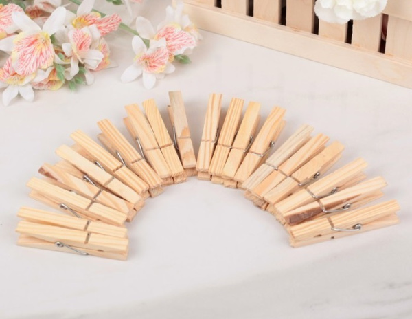 Набор прищепок деревянных 20 шт. 7х1 см 753052   						