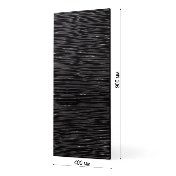 Фасад ВЫСОТА 900 ЧЕРНЫЙ СТРАЙП 400 