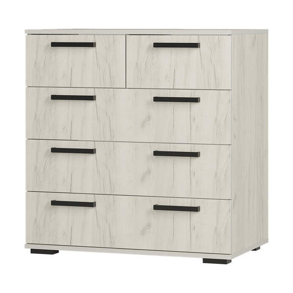 Комод Стандарт № 5 NEW  Дуб крафт белый