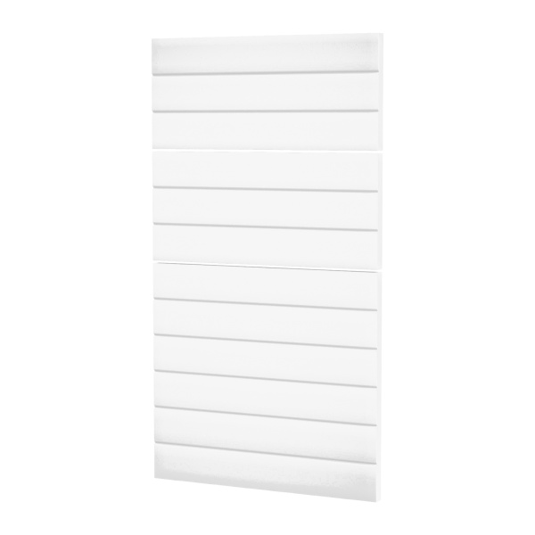 Фасад БЕЛЫЙ ГЛЯНЕЦ 3 ящика 400