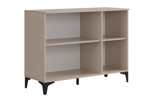 Комод 3 Рич кашемир/фрапучино матовый/черный