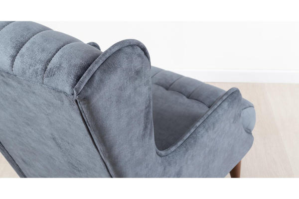 Кресло "Болеро" Арт. ТК 559 Everest Grafit  (серо-синий)