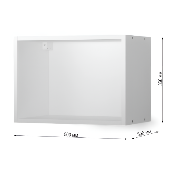 НОВА  Корпус шкафа над вытяжкой 500  h -360 / Белый