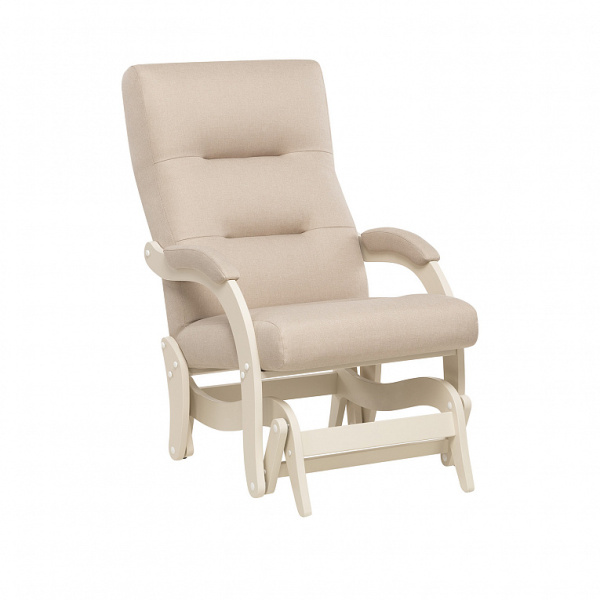 Кресло-маятник Leset Дэми (слоновая кость/ткань Malmo 05)