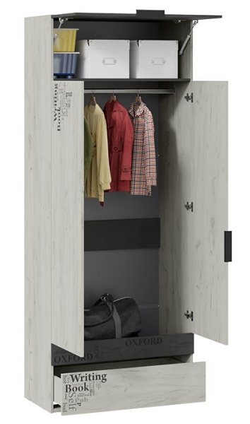 Шкаф 2-х дверный Оксфорд-2